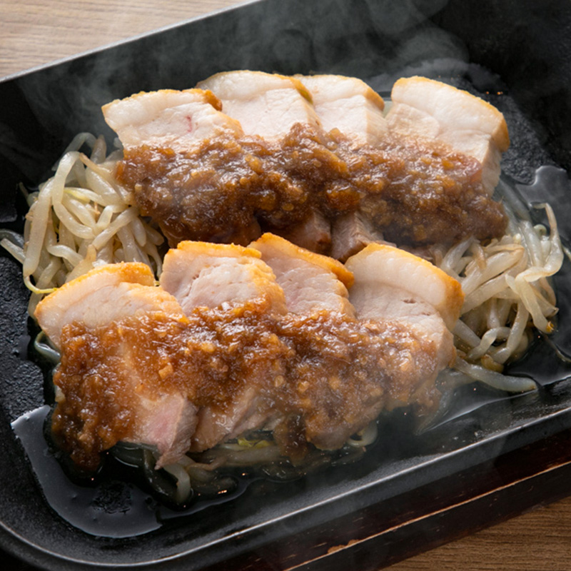 熊本県産香心ポークの豚料理